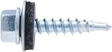 Keple 4.8x70mm Roofing Screws Hex Self-Drilling Rubber Washer Zinc Plated 50pcs view 5