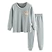 2PCS Kids Thermal Underwear Long Johns Set Toddler Boys Girls Pajamas Cotton Warm Base Layer Suits for 3-8Yearsthumb 2