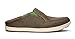 OLUKAI Nohea Mesh Slip Ons Mustang/Lime Peel Mens 11.5