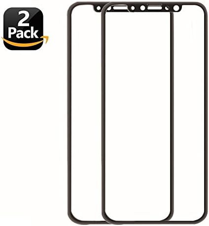 Smarki iPhone X Screen Protector Glasses Protection Film for iPhone 10 Full Coverage 3D Touch Compatible 9H Hardness (2 packs)