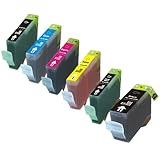 6 Pack Canon PGI-225BK, CLI-226BK, CLI-226C, CLI-226M, CLI-226Y, CLI-226GY compatible ink cartridges with chips for Canon Pixma MG6120, MG6220, MG8120, MG8120B. MG8220
