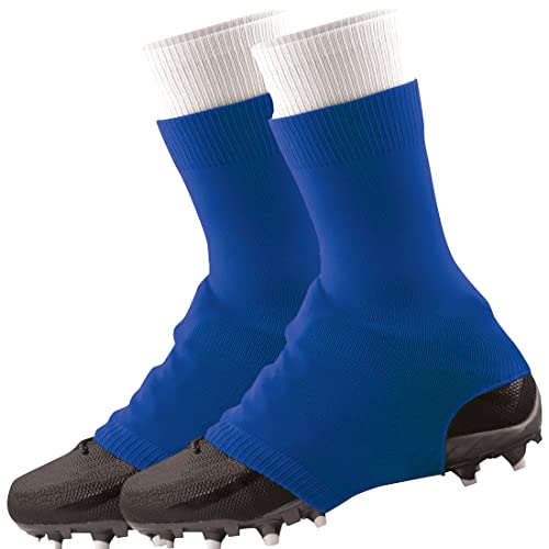 TCK Football Spat Cleat Covers (Royal, Large) in Kenya Whizz Ice