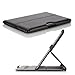 MoKo Slim-Fit Folio Cover Case with Stand for Asus Eee Transformer Pad Infinity TF700 / TF700T 10.1-Inch Android Tablet, Black
