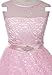 Little Girls Pleated Lace Illusion Top Sunburst Special Flowers Girls Dresses