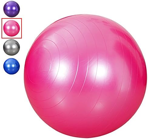 Exercise Ball 85cm, Thick Explosion-proof Yoga Ball for Fitness, Non-Slip Swiss Ball Includes Foot Pump