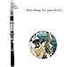 PLUSINNO Telescopic Fishing Rod Pole Spinning Fishing Rod Carbon Fiber Travel Rod for Saltwater Freshwater Rods(2.1M 6.89Ft)