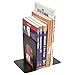 Officemate Steel Bookends, Nonskid, 4.75 x 5.13 x 5, Black, 1 Pair