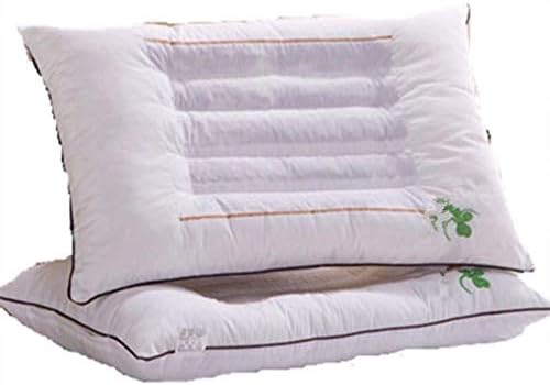 XYLGBIN Neck Pillow Adult Home Care Health Cervical Pillow Filled with Lavender Jasmine Cassia Seed and Buckwheat Ergonomic Designed Neck Bedding