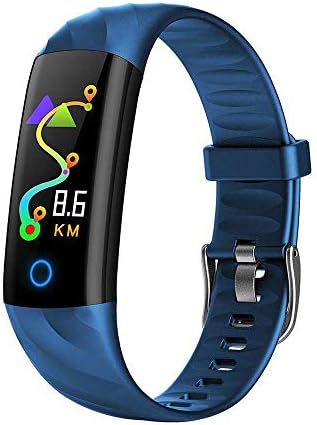 Fitness Tracker for Kids, Miya Activity Tracker Watch IP68 Waterproof Heart Rate Monitor Pedometer Smart Watch Step Counter,Calories,Sleep Monitor,Alarm Clock,Call SMS SNS Notice Men Women Kids, Blue