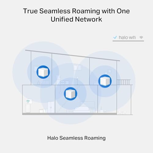 Halo H1200G (3-pack) - WiFi Mesh AC1200 Gigabit Dual Band, cobertura até 320 m², Roaming Inteligente, 1,2 Gbps, 6 portas Gigabit, Controlo de Aplicações