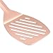 Juvale Slotted Turner - Copper Coated - Ideal for Cooking and Serving - Rose Gold, 14 x 1.2 x 3.5 Inches