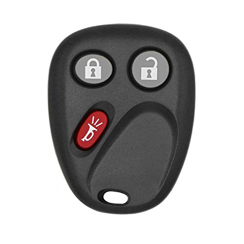 Keyless Entry Remote Control Car Key Fob Replacement for LHJ011, Fits 2003-2006 Chevy, GMC, Cadillac, Hummer, Pontiac, Saturn (Pack of 2) - Thumbnail 6