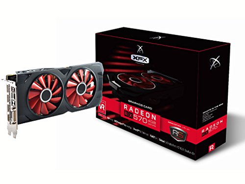 XFX-RX-570P427D6-Radeon-RX-570-Graphic-Card-117-GHz-Core-128-GHz-Boost-Clock-4-GB-GDDR5-Dual-Slot-Space-Required