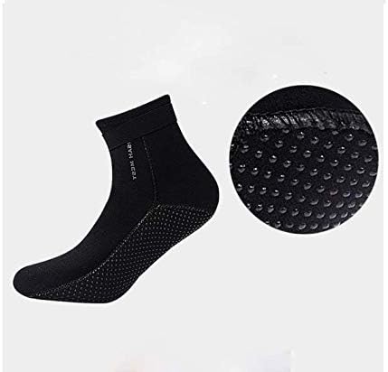 Black 3mm Diving Socks Non-Slip Water Shoes Quick Dry Sports Aqua Shoes Outdoor Waterproof Swim Shoes Snorkeling Beach Shoes Boots Anti-Leak Soft Dive Boots Stretchy Wetsuit Socks Surfing Sock - Image 5
