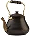 DEMMEX Handmade Heavy Gauge 1mm Thick Turkish Copper Tea Pot Kettle Stovetop Teapot, LARGE 3.1 Qt - 2.75lb (Antiqued Copper)