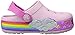 crocs Girls' ClightsRnbwHrtK, Ballerina Pink, 7 M US Toddler