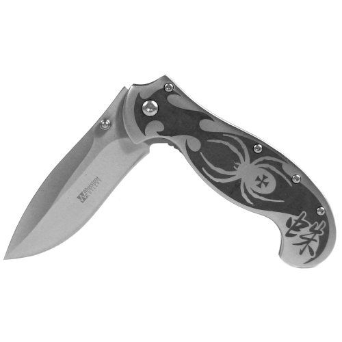 Whetstone Cutlery 25-22445 Steel Widow Folding Stainless Steel Knife