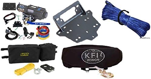 Can-Am Maverick(Non Turbo) 2013-2016 4500 lb Winch,Winch Mount,Winch Cover,Accessory Kit and Cable Upgrade