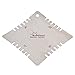 ammoon 4pcs Stainless Steel Guitar Notched Radius Gauge Fingerboard Fretboard Measuring Tool Set