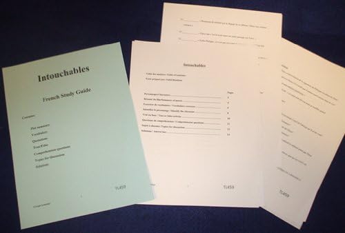 Intouchables-French Study Guide to accompany the Feature Film Book Supplement โ 2013