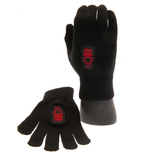 Ran Nottingham Forest FC Knitted Gloves Junior Official Merchandise