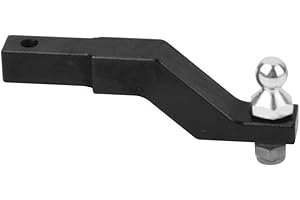 SHARE GOO ShareGoo CNC Aluminum Trailer Tow Trailer Drop Hitch Receiver Upgrades Parts Compatible with Traxxas TRX-4 Trail 1/10 RC Crawler Car Truck