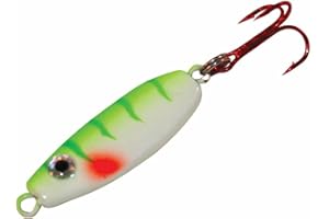 NORTHLAND TACKLE Northland Fishing Tackle Forage Minnow Ice Fishing Jigging Spoon Lure, for Walleye, Crappie, Bluegill, Trout, & More, Assorted Sizes & Colors