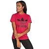 Adidas Damen Leoflage Trefoil Tee DX4305 T-Shirt Pink, 38