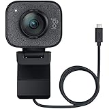 Logitech StreamCam, 1080P HD 60fps Streaming Webcam with USB-C and Built-in Microphone, Graphite