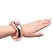 Amzwt Bangle Flask Wine Flasket Bracelet Best (3.5oz Rose Gold with Rhinestones Lid)