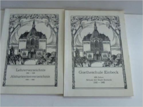 Goetheschule Einbeck 450 Jahre Schule Der Stadt Einbeck 1532