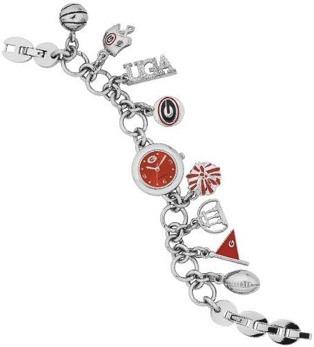 Amazon Com Georgia Bulldogs Fossil Charm Bracelet Watch Li2454 Watches