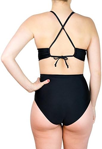 two piece connected swimsuit