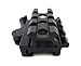 Monstrum Tactical Dual Rail (90 and 45 degree) Picatinny Riser Mount with Quick Release, for Red Dots Scopes, and Optics (0.8 inch H x 1.5 inch L)