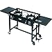 Barton Outdoor Camping Propane Double Burner Stove 2 Folding Cook Cooking Station Stand Picnic BBQ Grill 58,000 BTU, Blackthumb 1