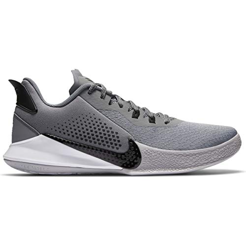 Nike Mamba Fury Basketball Shoes, Cool Grey/Black-Wolf Grey, in