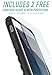 Smartish iPhone 7 Plus / 8 Plus Tough Case - Silk Armor [Protective Rugged Grip Cover] - Guardzilla - Includes 2 Tempered Glass Screen Protectors [Silk] - Smoke