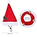 SCENEREAL Christmas Cat Costumes Santa Hats and Collar for Cats Small Dogs Tiny Pets X-mas Gifts