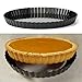 Tosnail 2 Pack 11-Inch Nonstick Quiche Pan, Tart Pie Pan with Removable Loose Bottom