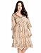 LookbookStore Women's V Neck Lace Sequin Tulle Skirt Bridesmaid Party A Line Dress