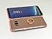 Galaxy S8 case,All-Round Protection with Free Rotating Metal Ring Holder (Rose Gold)
