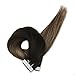 Full Shine Invisible Tape in Hair Extensions Human Hair Color 1B off Black Fading to 6 and 27 Honey Blonde Seamless Remy Hair Extensions 14 Inch Tape in Extensions Human Hair for Wedding 20PCS 50g