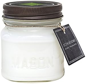 Scentations Traditions Candle in Mason Jar, 8 oz, Hand Poured, Frangrance No. 24
