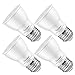 SUNEON 4-Pack Par16 Led Bulbs 2700k Warm White Dimmable 7.5w 75w-Equivalent Spotlight Bulbs - 530Lumen Par16l - 120v E26 - UL Qualified