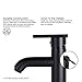 VIGO Seville 13'' H Single Handle Single-Hole Bathroom Vessel Faucet in Matte Black-VG03009MB