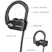 Bluetooth Headphones, MindKoo IPX6 Waterproof Wireless Headphones, Ear Hanging Lightweight Sports Earphones with Noise Cancelling, Built-in Mic, HD Sound for iPhone, iPad, Android Phones, Tablets