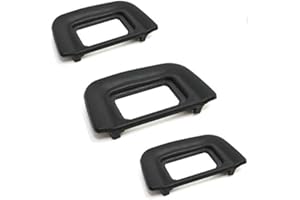 D60 D5100 DK-20 Eyepiece Eyecup Viewfinder Protector Compatible for Nikon D5600 D5200 D5100 D5000 D3100 D70 D70S D60 D50 D40 D750 Camera, ULBTER Viewfinder Eye Cup blinkers -(3-Pack)