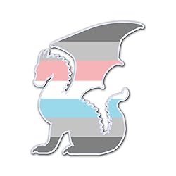 Dark Spark Decals LGBTQIA+ Pride Demiflux Flag