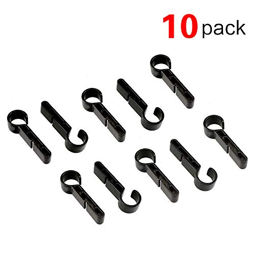 Hardhat Clips for Headlamp,COSOOS 10Pack Headlamp Hooks for Helmet