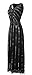 QNPRT 1920s Gatsby Dress Sequin Maxi Long Evening Cocktail Prom for Women